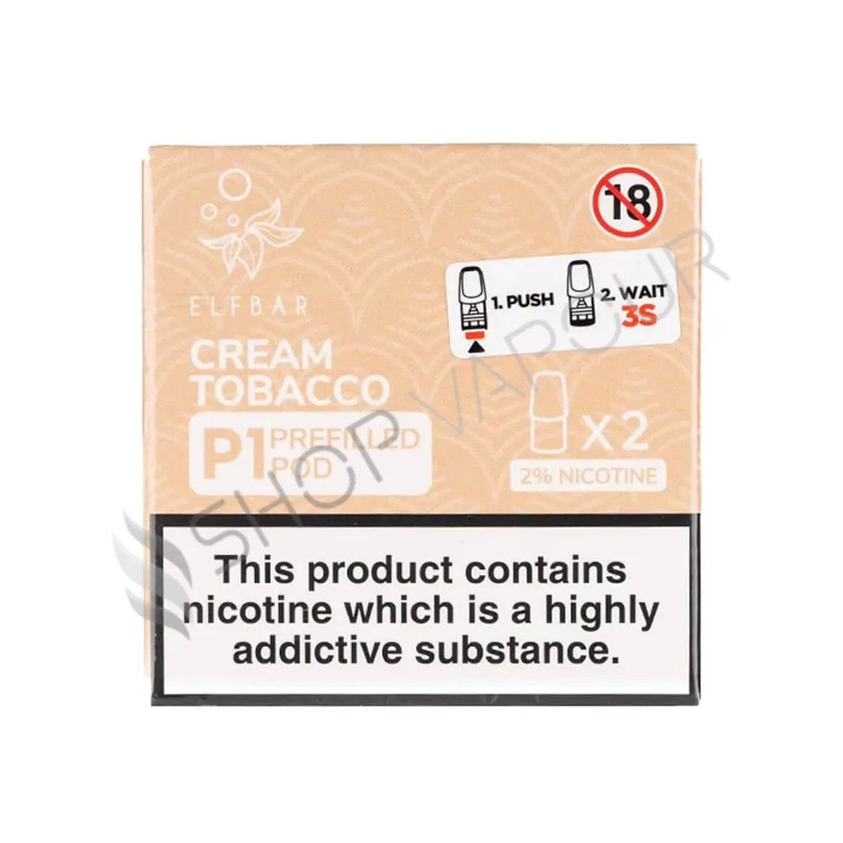 Elf Bar Mate P1 Prefilled Vape Pods - Cream Tobacco