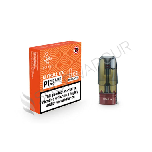 Elf Bar Mate P1 Prefilled Vape Pods - Elfbull Ice