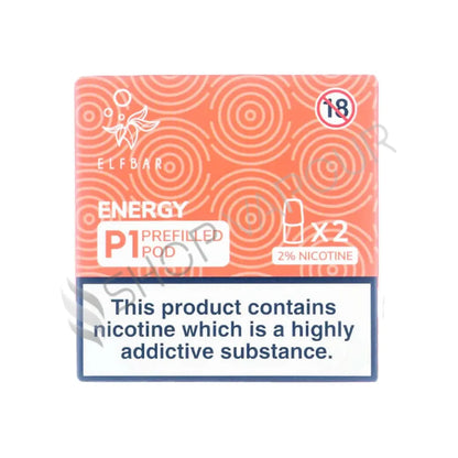 Elf Bar Mate P1 Prefilled Vape Pods - Energy
