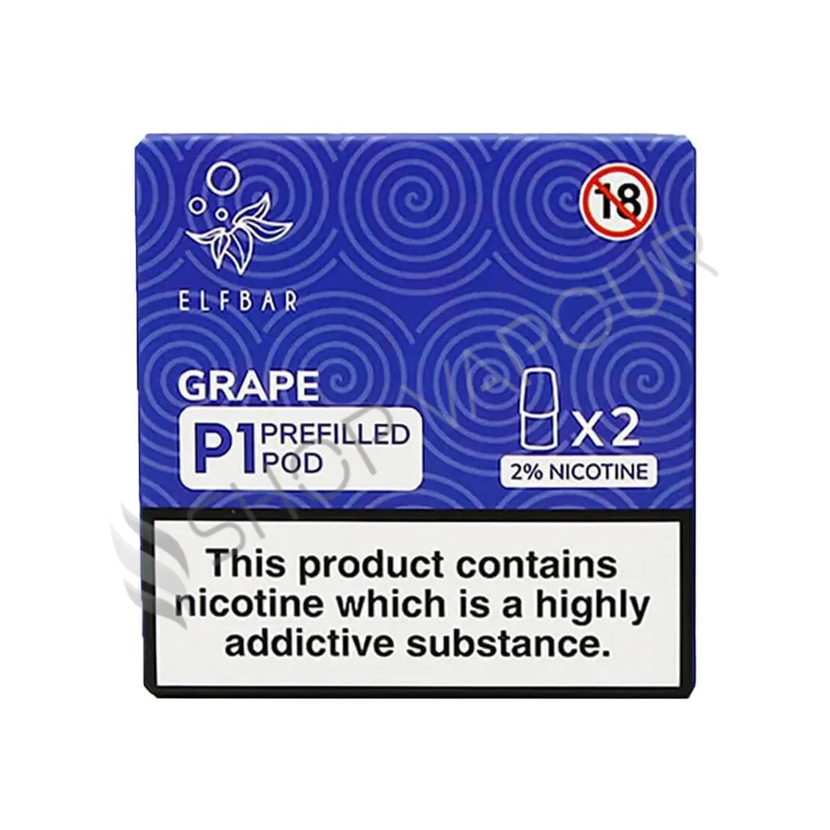 Elf Bar Mate P1 Prefilled Vape Pods - Grape