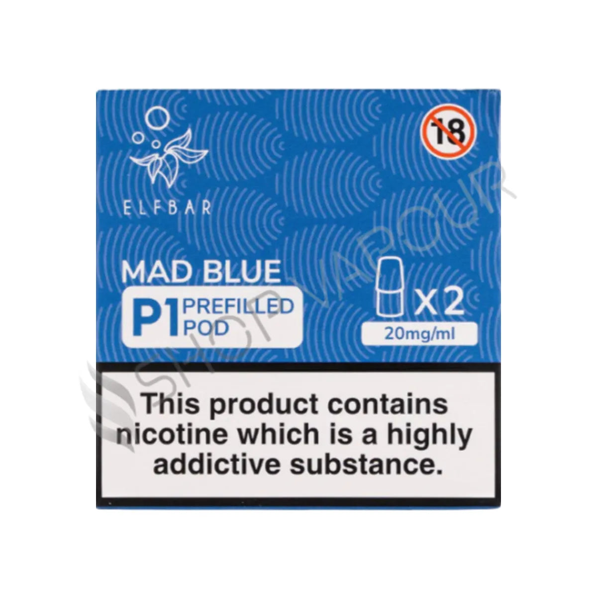 Elf Bar Mate P1 Prefilled Vape Pods - Mad Blue