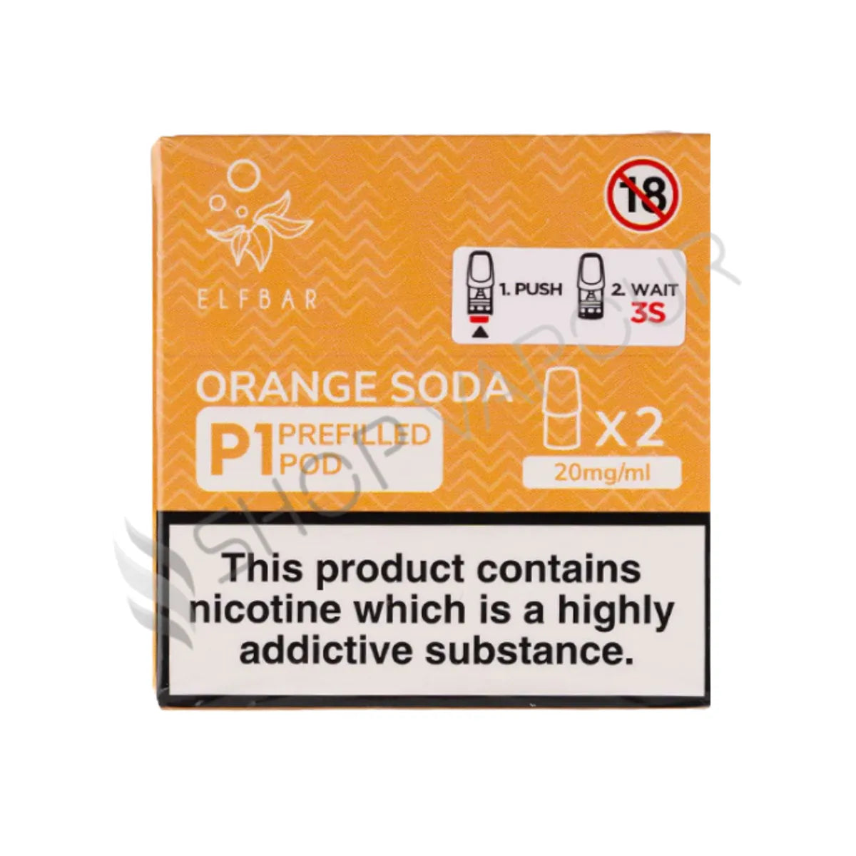 Elf Bar Mate P1 Prefilled Vape Pods - Orange Soda