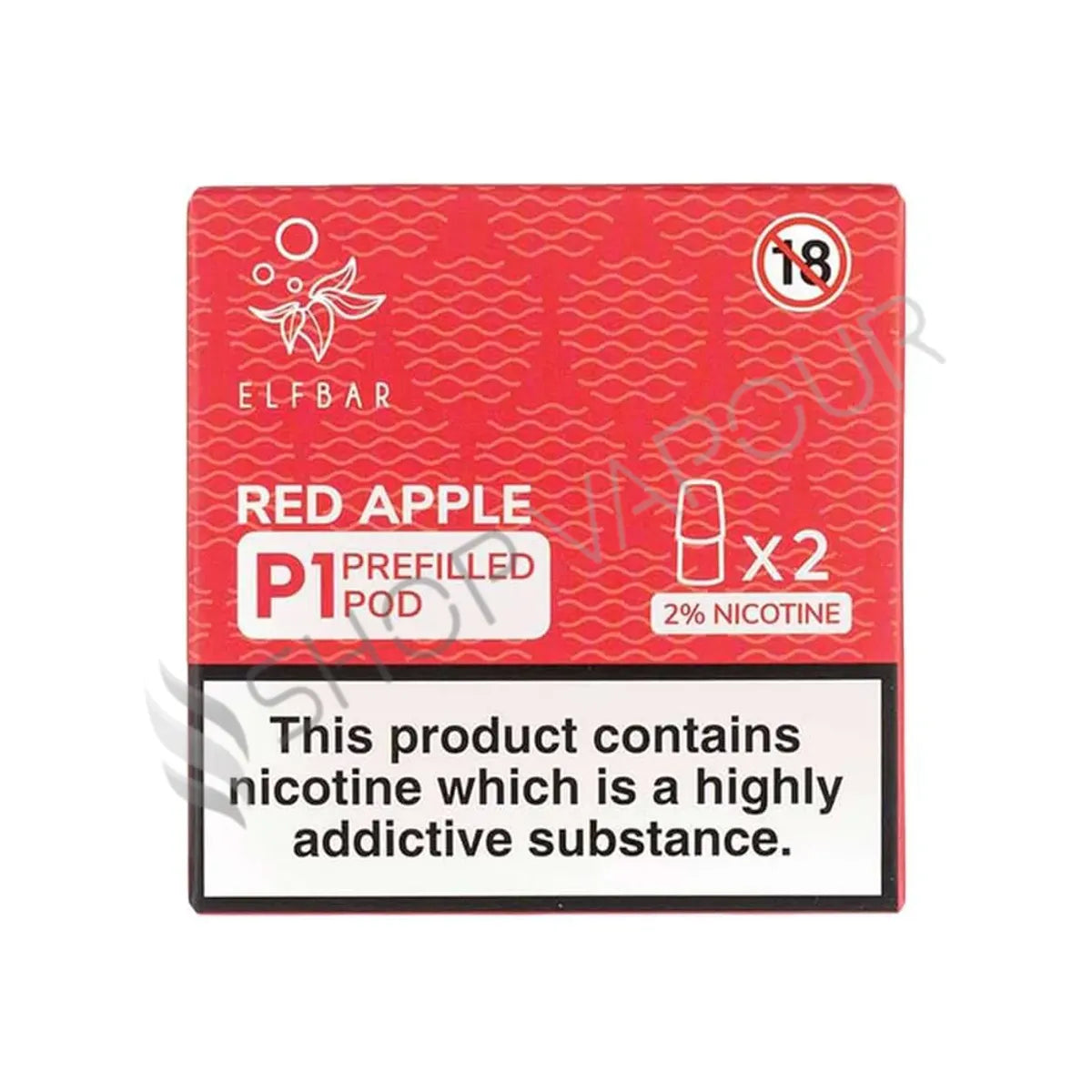 Elf Bar Mate P1 Prefilled Vape Pods - Red Apple