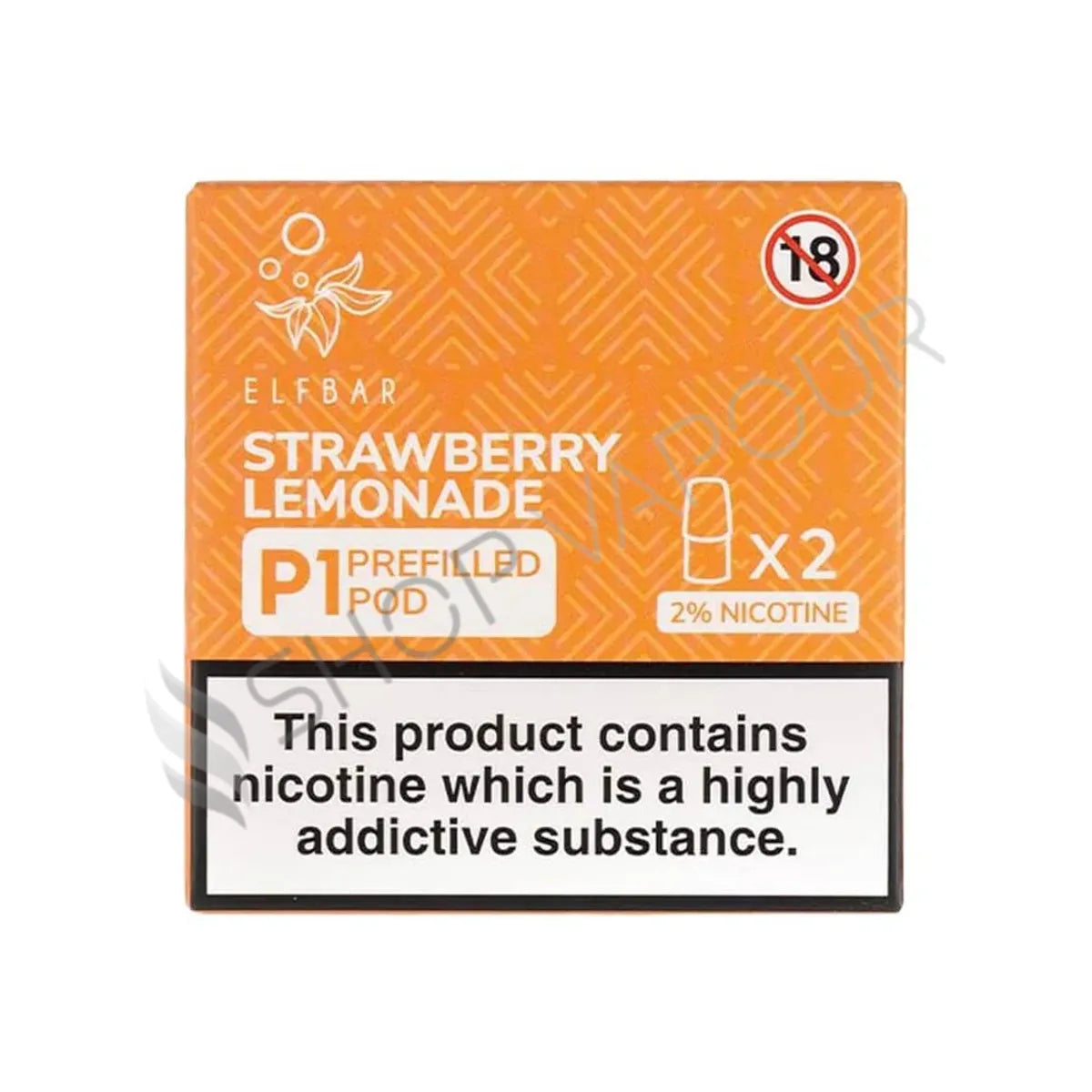 Elf Bar Mate P1 Prefilled Vape Pods - Strawberry Lemonade