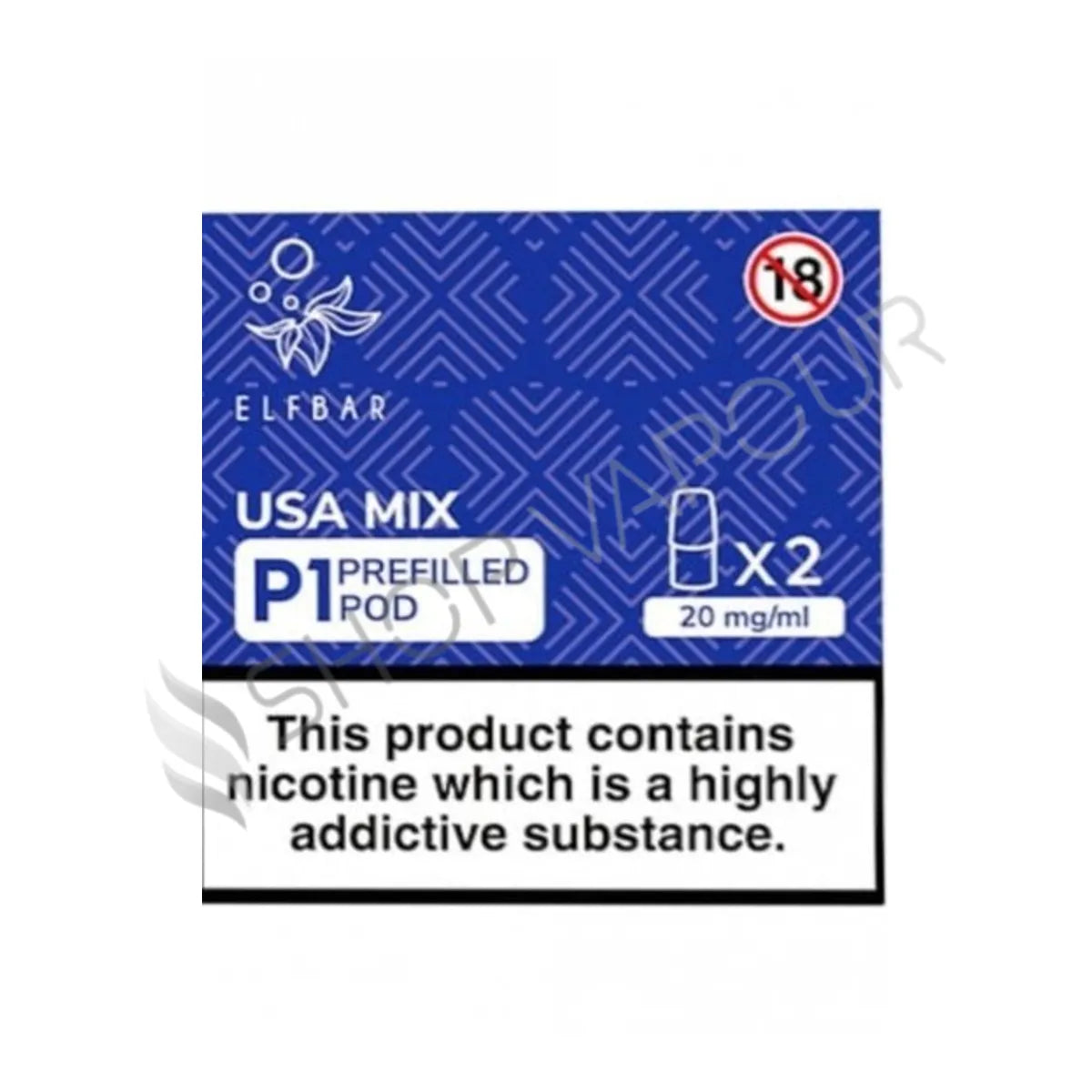 Elf Bar Mate P1 Prefilled Vape Pods - USA Mix