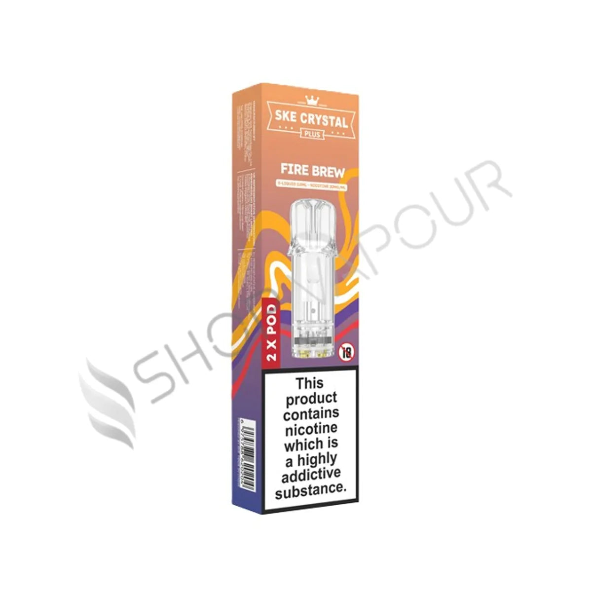 Fire Brew Crystal Plus Prefilled Pods by SKE