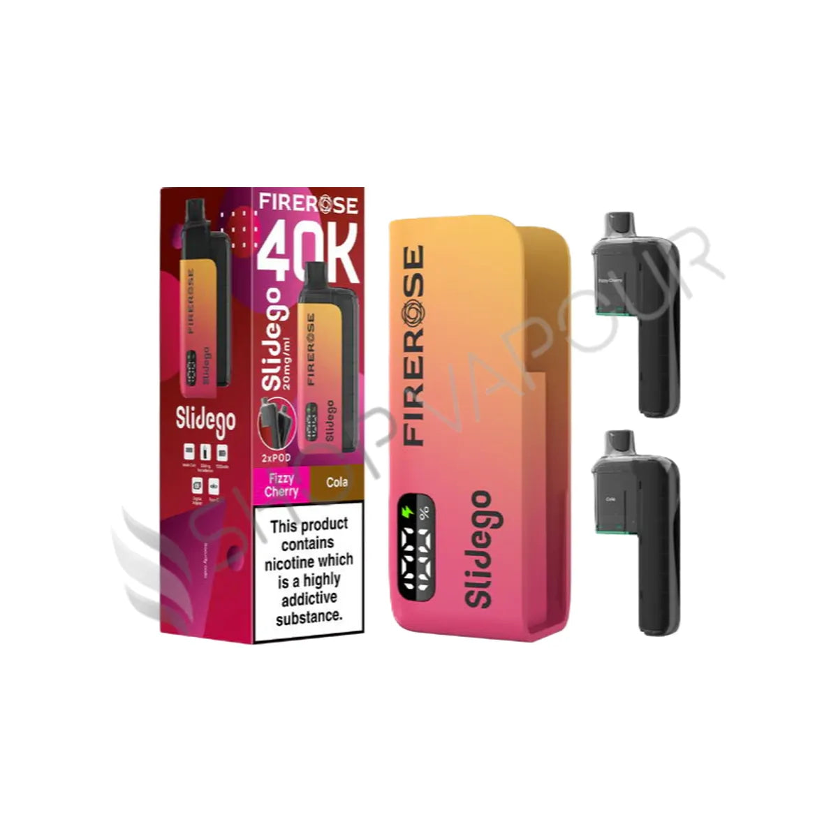 Firerose Slidego 40K Prefilled Pod Kit - Fizzy Cherry Cola 