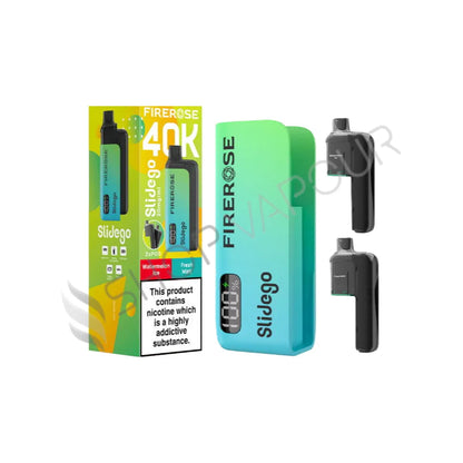 Firerose Slidego 40K Prefilled Pod Kit - Watermelon Ice & Fresh Mint