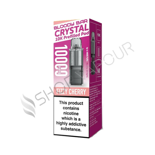 Fizzy Cherry Ultra Twist Crystal 10K Prefilled Pod & Refill by Bloody Bar