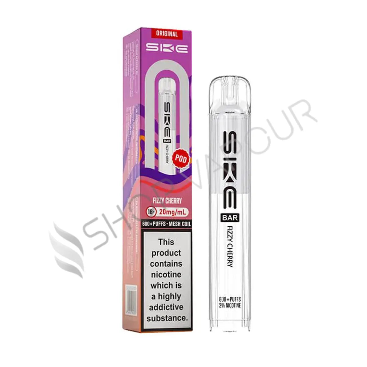 Fizzy Cherry Crystal 600 Prefilled Pods by SKE