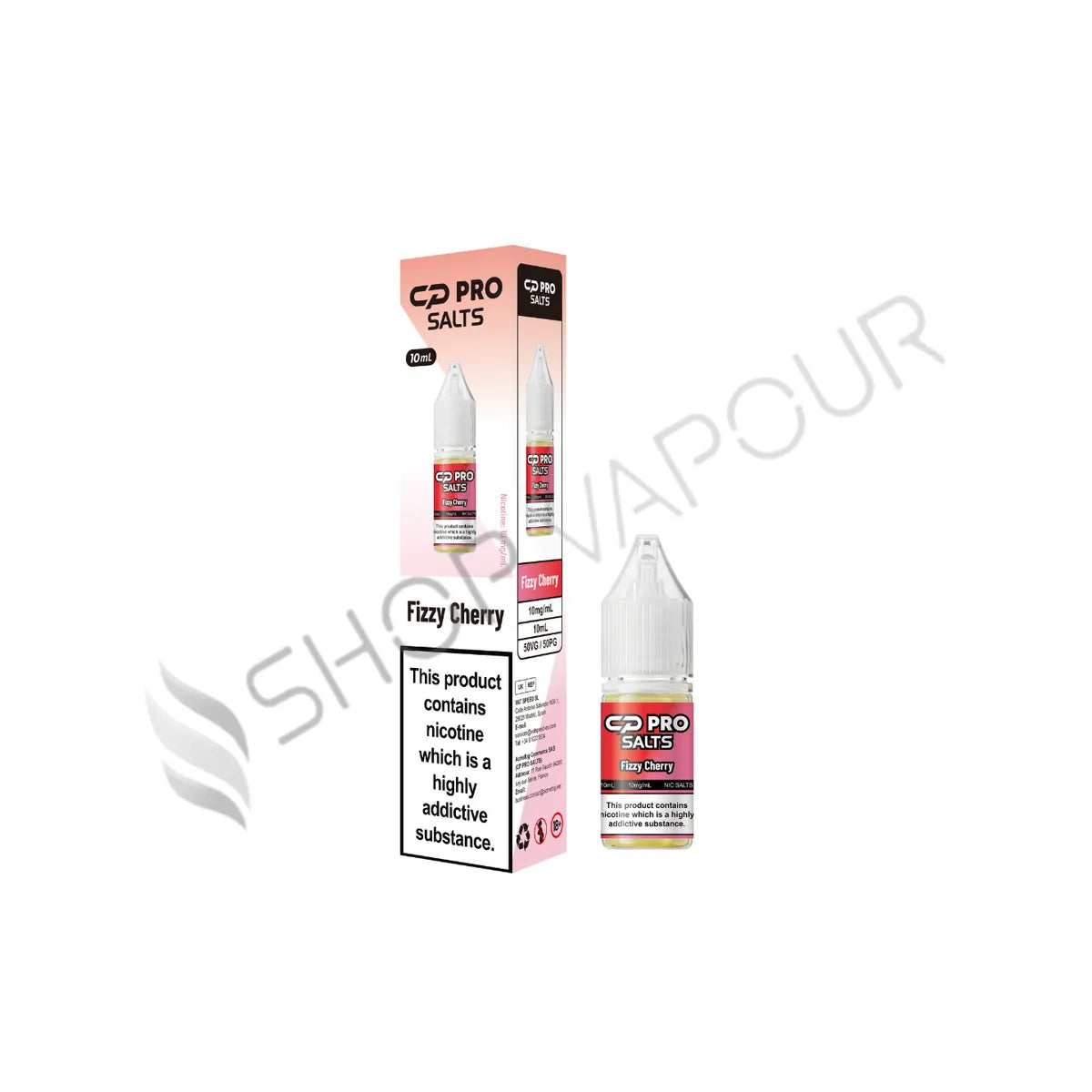 Fizzy Cherry Nic Salt E-Liquid by Crystal Pro CP