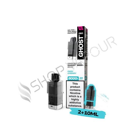 Fizzy Cherry Pro 8000+ Prefilled Pod & Refill by Ghost
