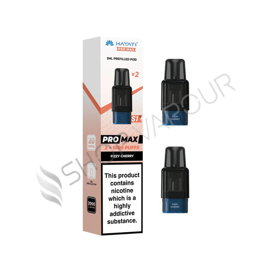 Fizzy Cherry Pro Max S1 Prefilled Pods by Hayati