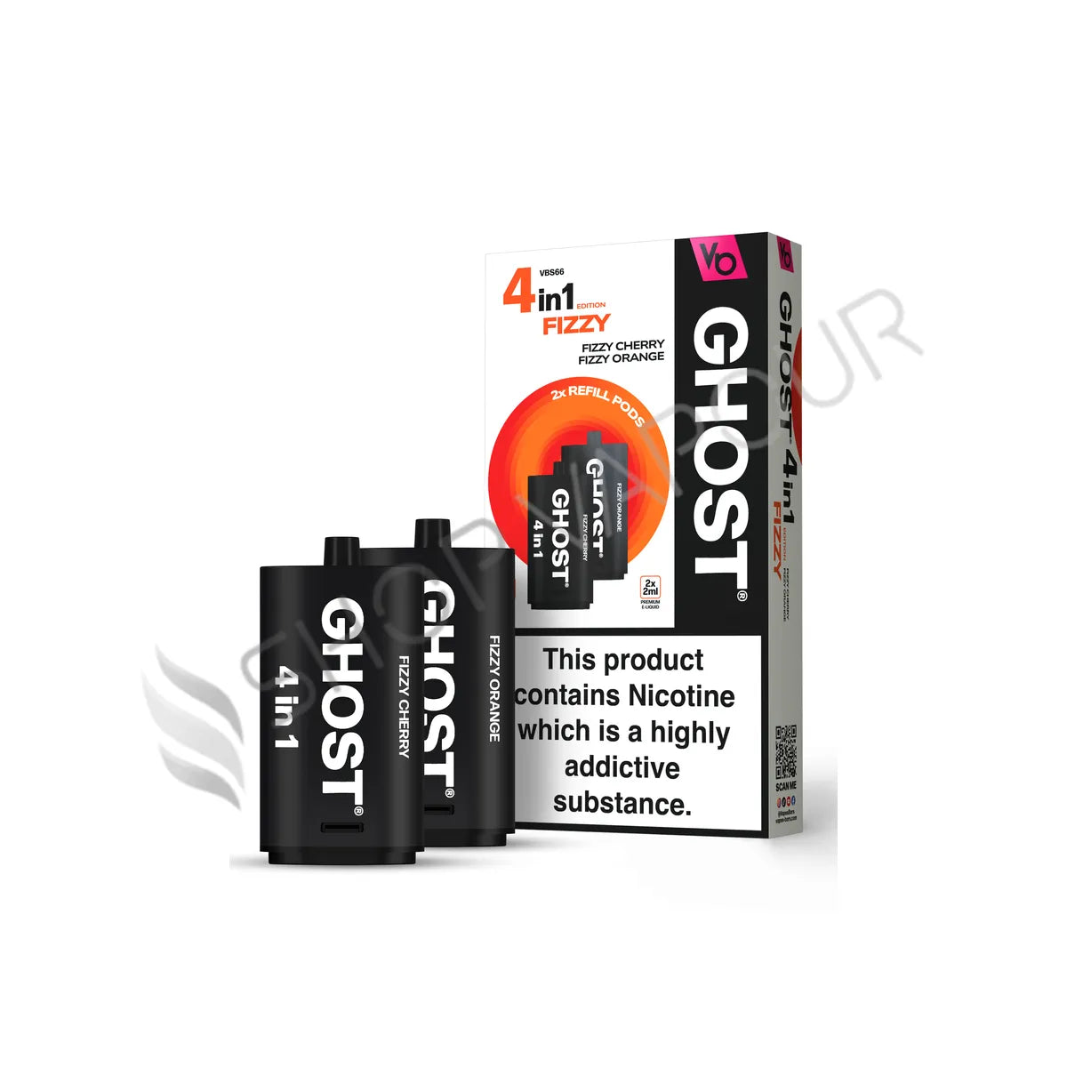 Fizzy Edition 1 Ghost 4 in 1 Prefilled Pods by Vapes Bars