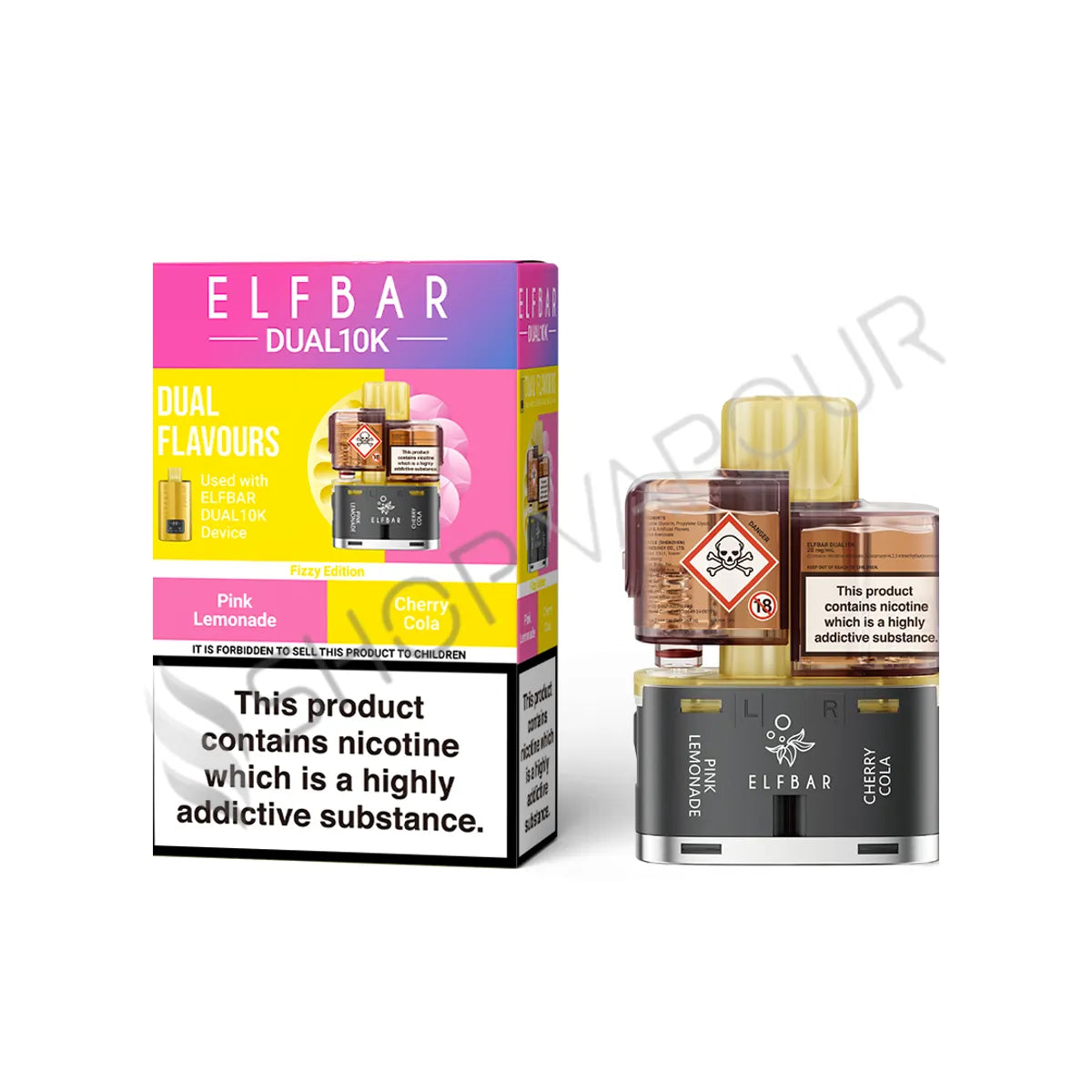 Fizzy Edition Dual 10K Prefilled Pod & Refill by Elf Bar