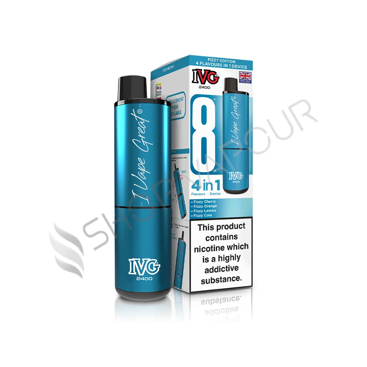 IVG 2400 4 in 1 Prefilled Pod Kit - Fizzy Edition