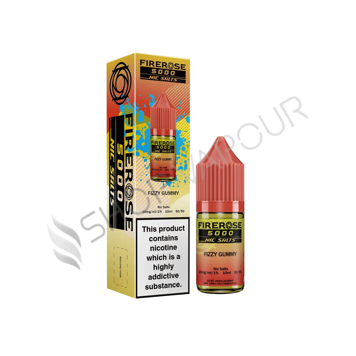 Fizzy Gummy Nic Salt E-Liquid by Elux Firerose 5000