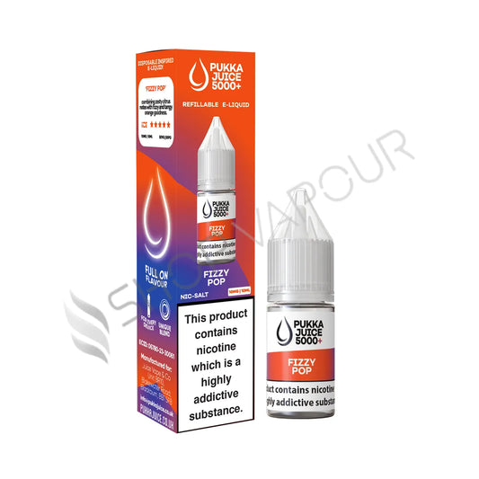 Fizzy Pop Nic Salt E-Liquid by Pukka Juice 5000+