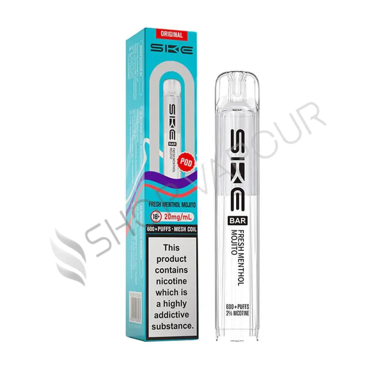 Fresh Menthol Mojito Crystal 600 Prefilled Pods by SKE