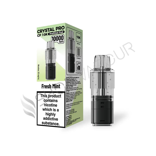 Fresh Mint CP 10K Prefilled Pod & Refill by Crystal Pro
