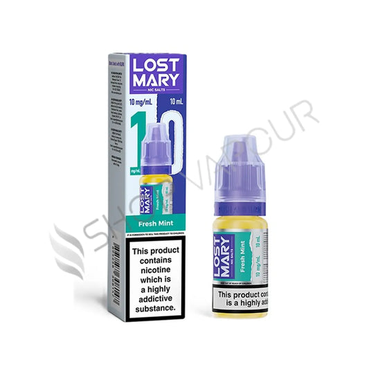 Fresh Mint Nic Salt E-Liquid by Lost Mary