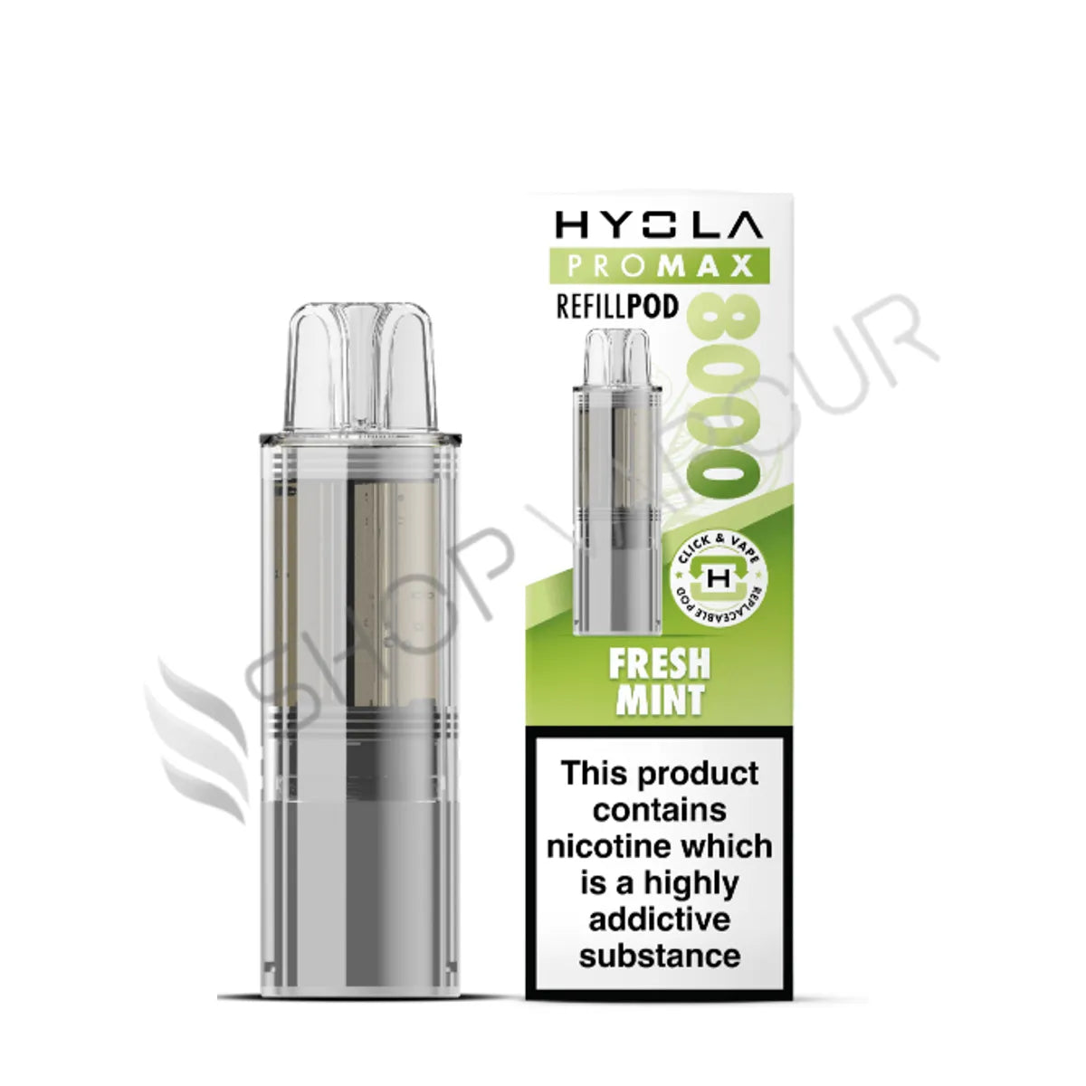 Fresh Mint Pro Max 8000 Prefilled Pod & Refill by Hyola
