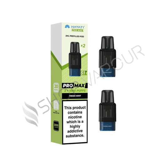 Fresh Mint Pro Max S1 Prefilled Pods by Hayati
