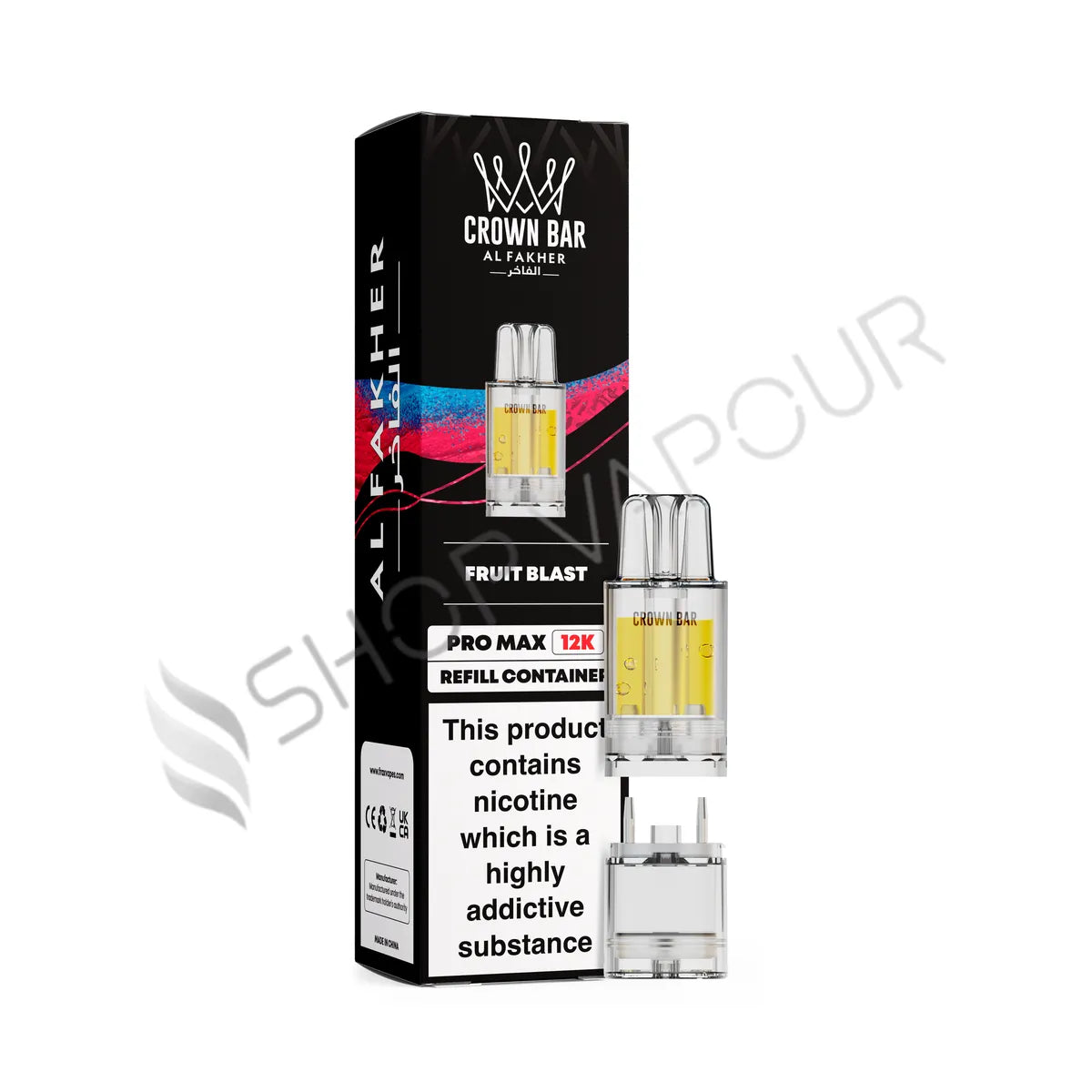 Fruit Blast Crown Bar Pro Max 12K Prefilled Pod & Refill by Al Fakher