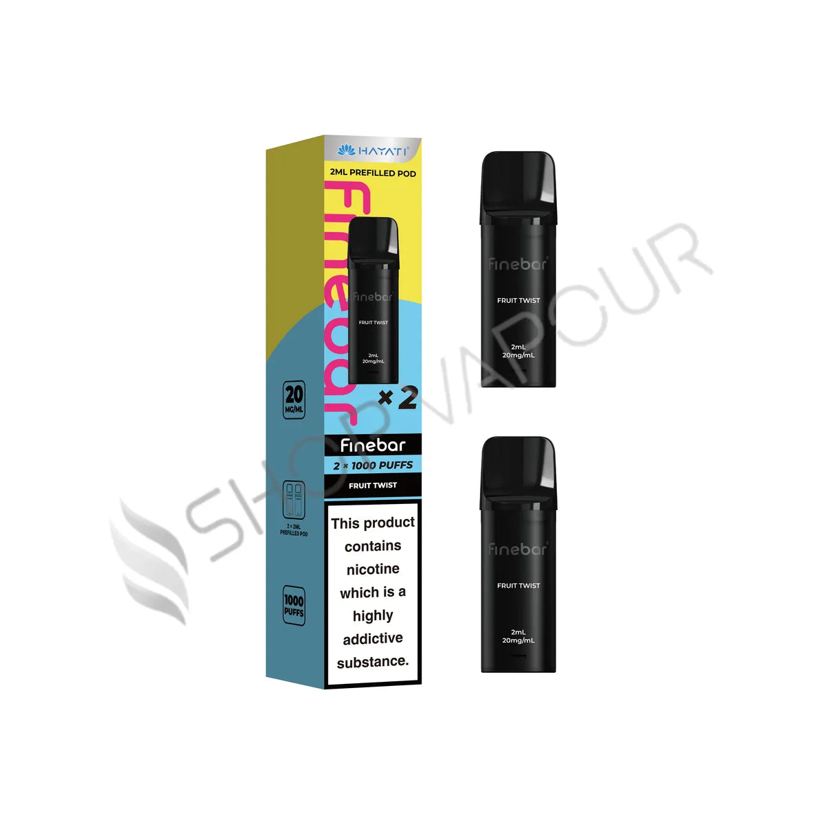 Fruit Twist Finebar Prefilled Pods by Hayati