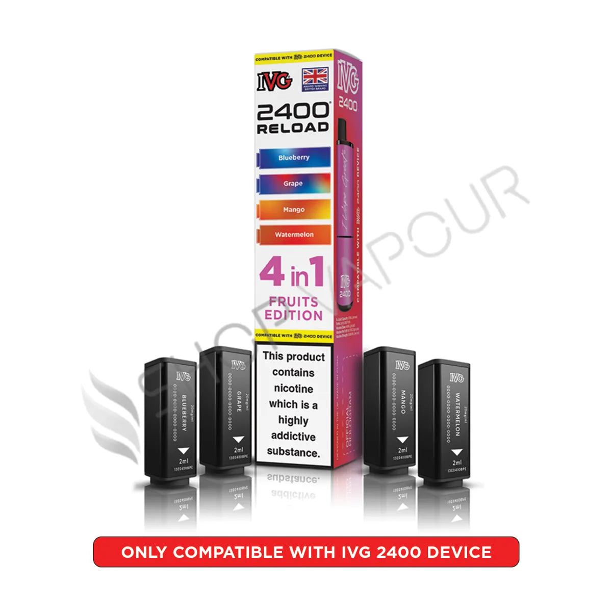 Fruits Edition Reload Prefilled Pods by IVG 2400