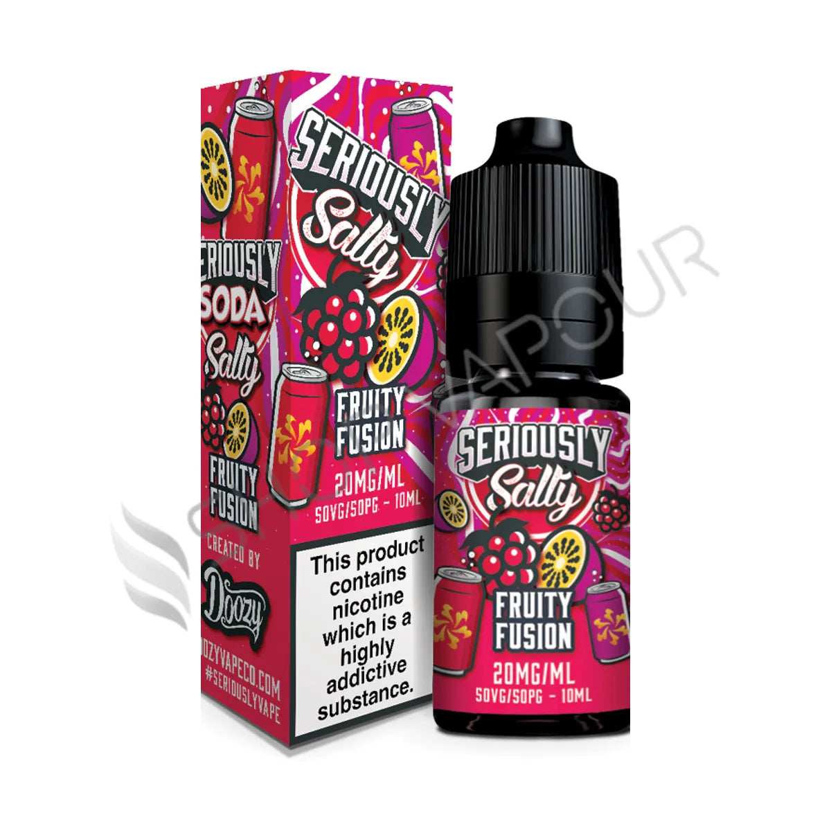 Fruity Fusion Nic Salt E-liquid by Seriously Soda