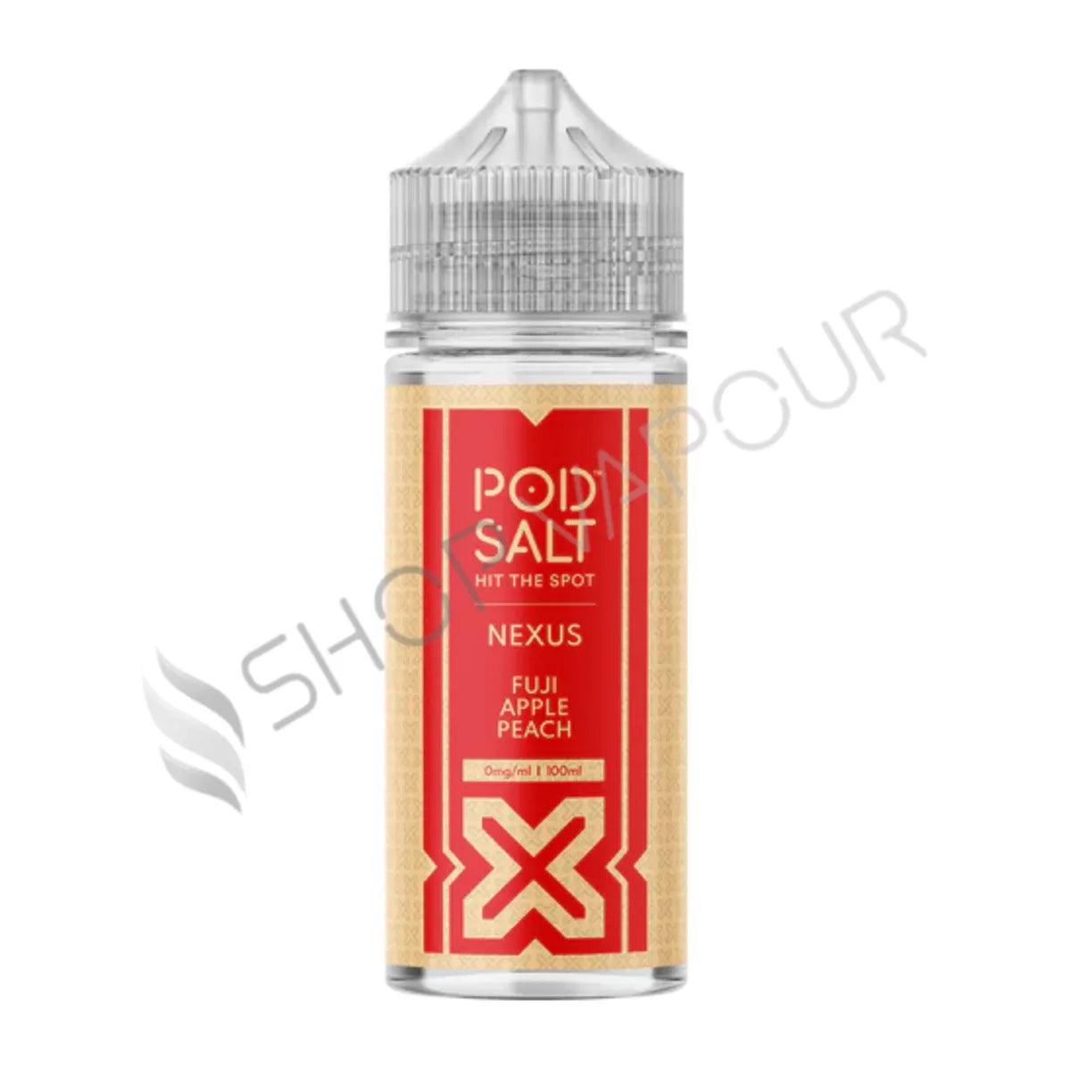 Fuji Apple Peach (Fuji Blend) 100ml Shortfill E-Liquid by Pod Salt Nexus