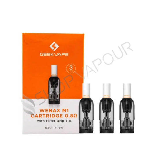 Geekvape Wenax M1 Replacement Pods With Filter Drip Tip