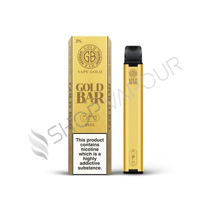 Gold Bar 600 Disposable Vape Kit - Pack of 10 - Oasis