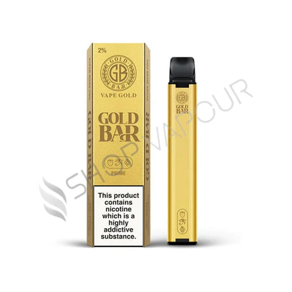 Gold Bar 600 Disposable Vape Kit - Pack of 10 - Prime