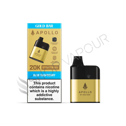 Gold Bar Apollo 20K Prefilled Pod Kit - Blue Raspberry
