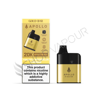 Gold Bar Apollo 20K Prefilled Pod Kit - Pineapple Watermelon Lemonade