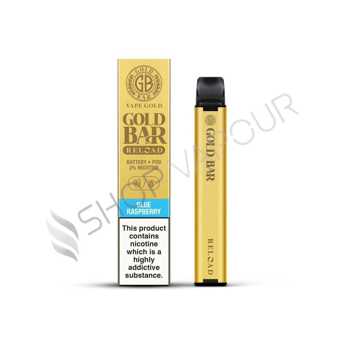 Gold Bar Reload Prefilled Pod Kit - Blue Raspberry