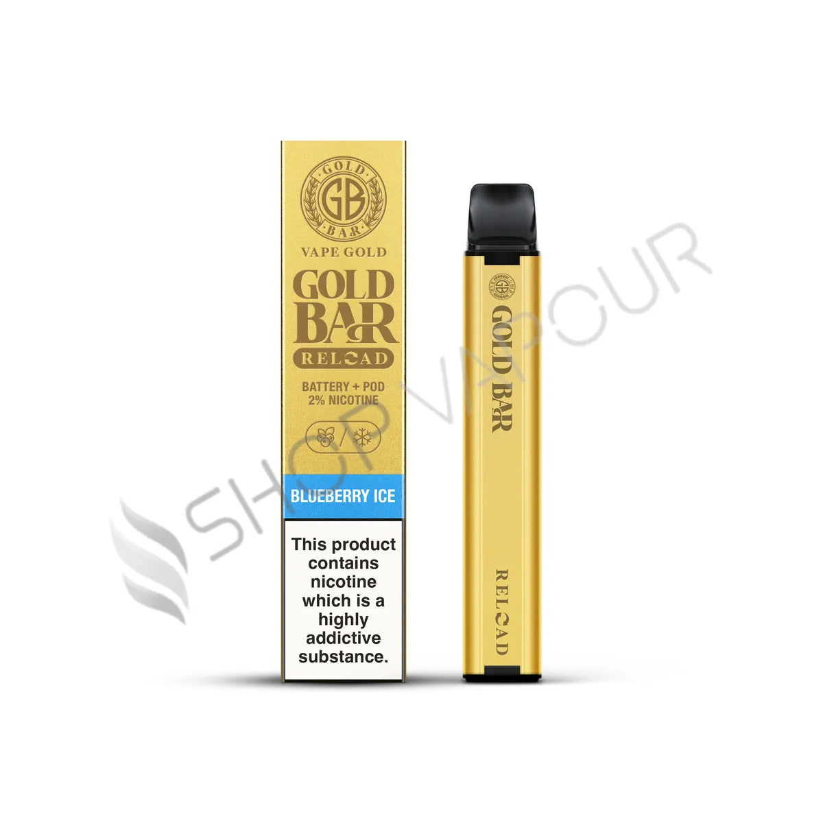 Gold Bar Reload Prefilled Pod Kit - Blueberry Ice