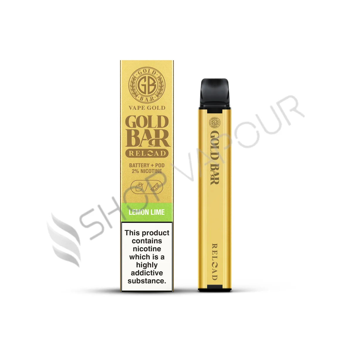 Gold Bar Reload Prefilled Pod Kit - Lemon Lime