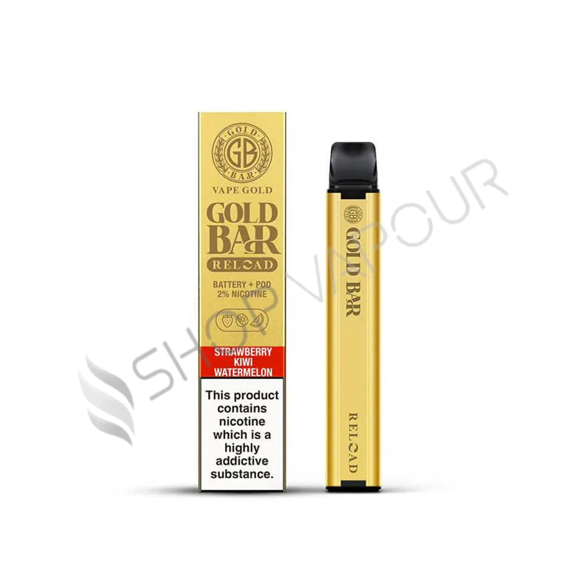 Gold Bar Reload Prefilled Pod Kit - Strawberry Kiwi Watermelon