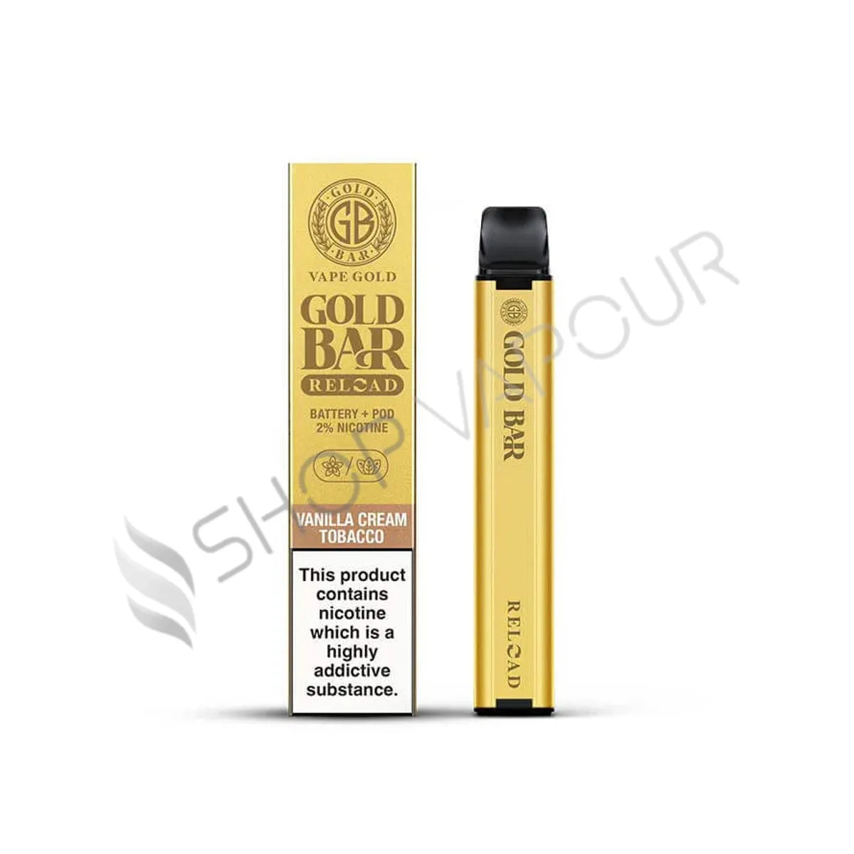 Gold Bar Reload Prefilled Pod Kit - Vanilla Cream Tobacco