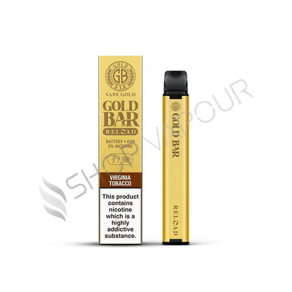 Gold Bar Reload Prefilled Pod Kit - Virginia Tobacco