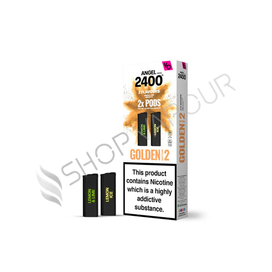 Golden Edition Angel 2400 Prefilled Pods by Vapes Bars