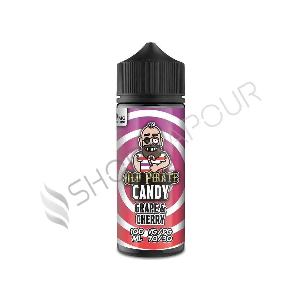 Grape & Cherry 100ml Shortfill E-Liquid by Old Pirate Candy