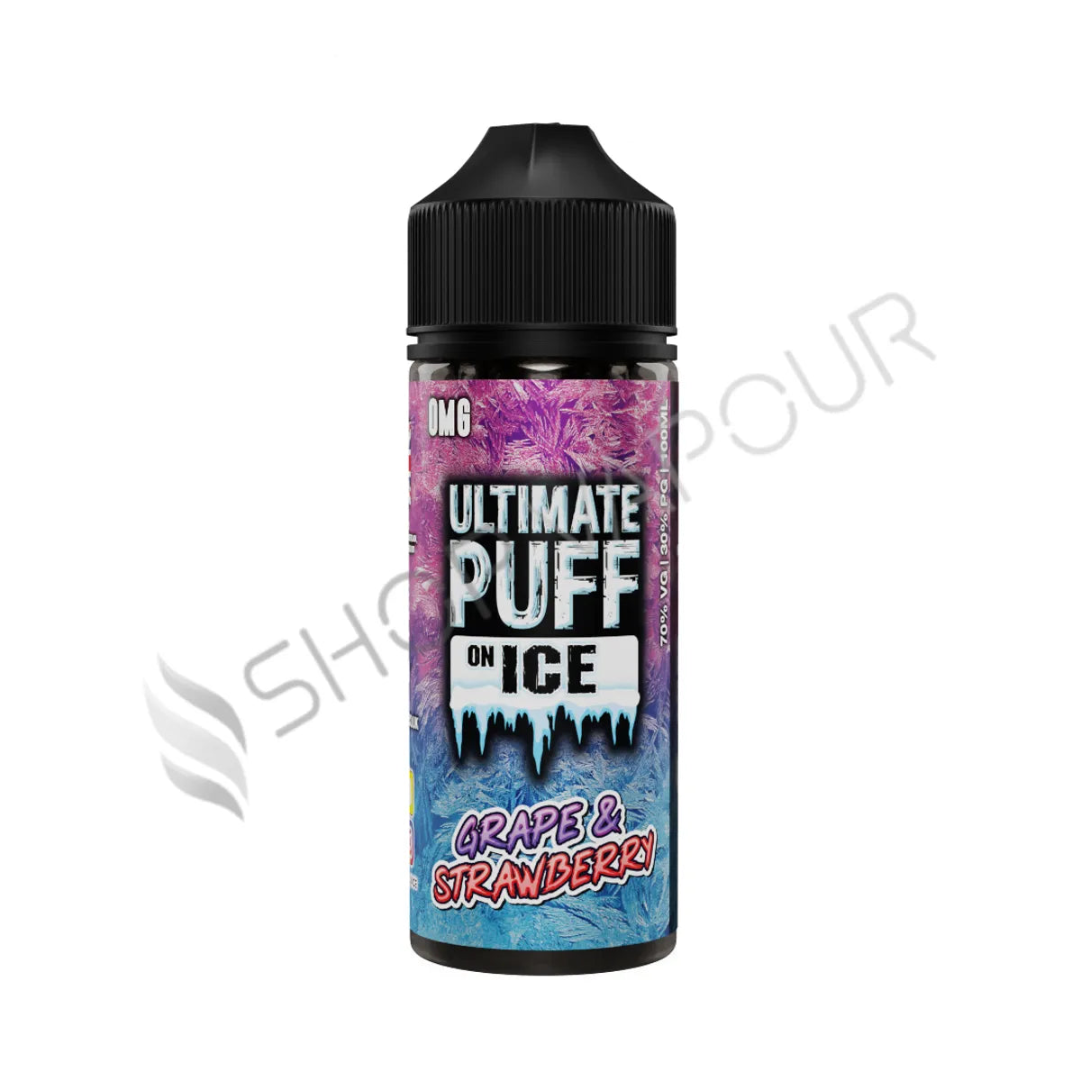 Grape & Strawberry 100ml Shortfill E-Liquid by Ultimate Puff On Ice