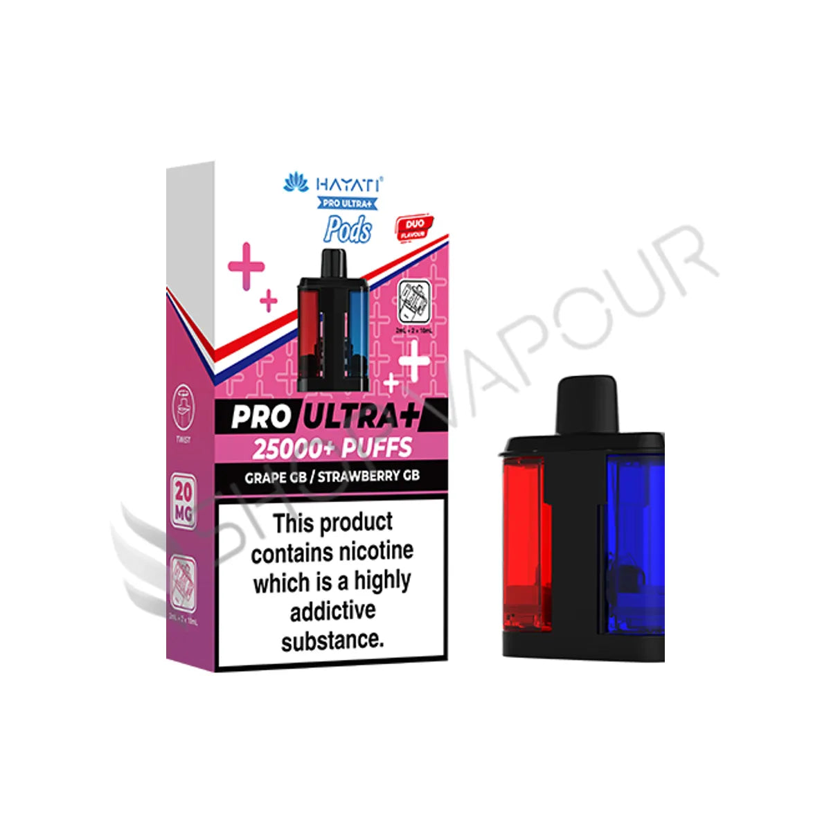 Grape Gummy / Straw Gummy Bear Pro Ultra Plus 25K Prefilled Pod & Refill by Hayati