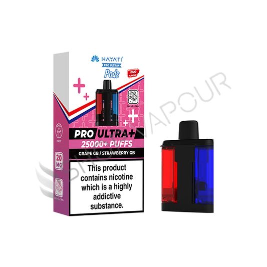Grape Gummy / Straw Gummy Bear Pro Ultra Plus 25K Prefilled Pod & Refill by Hayati
