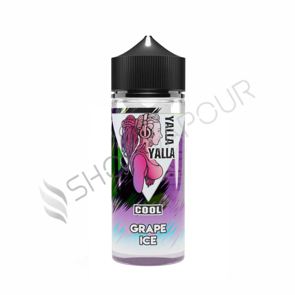 Grape Ice 100ml Shortfill E-Liquid by Yalla Yalla Cool