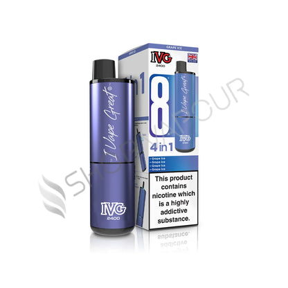 IVG 2400 4 in 1 Prefilled Pod Kit - Grape Ice